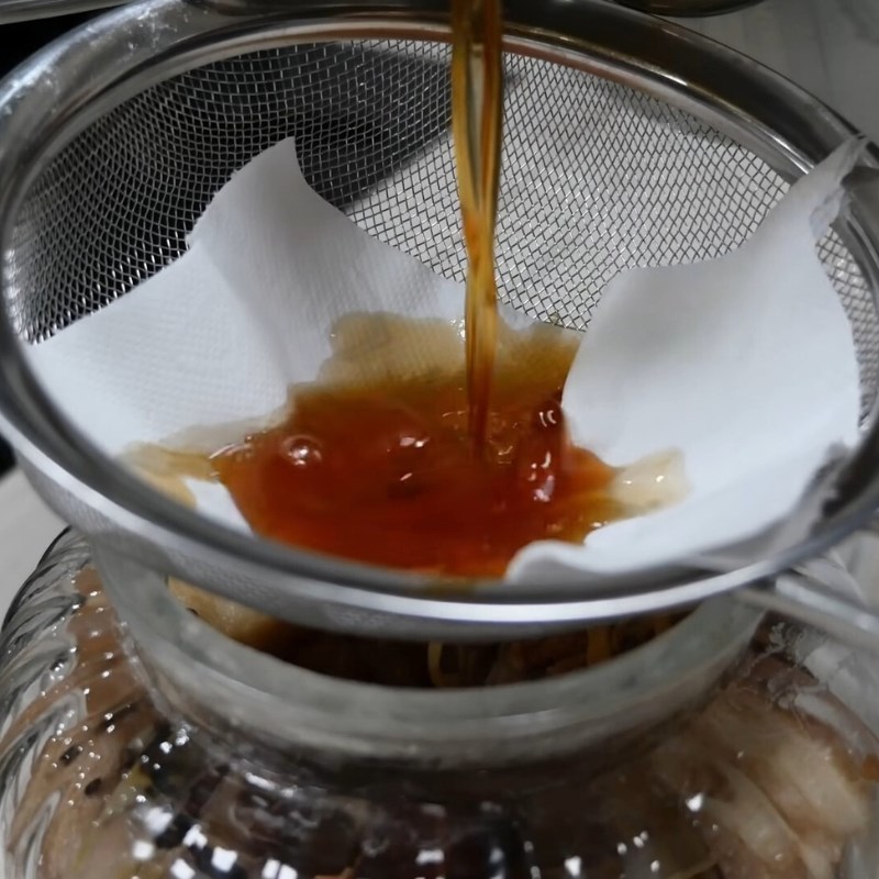 Bước 6 Ngâm thịt ba chỉ và bảo quản Thịt ngâm mắm miền Trung