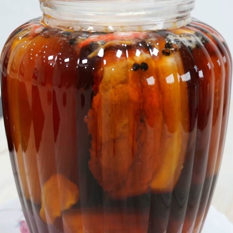 Bước 6 Ngâm thịt ba chỉ và bảo quản Thịt ngâm mắm miền Trung