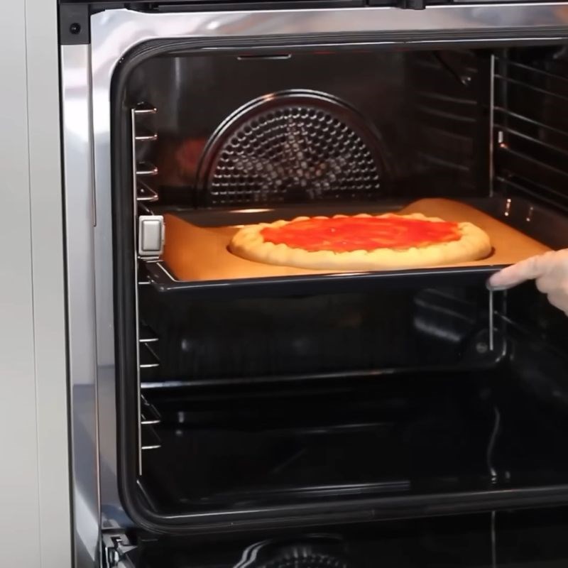 Bước 8 Nướng bánh pizza nhồi Chicago Pizza nhồi