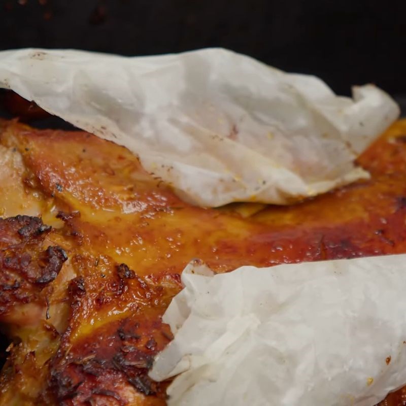 Bước 5 Nướng thịt vịt bằng nồi chiên Vịt nướng riềng sả bằng nồi chiên không dầu