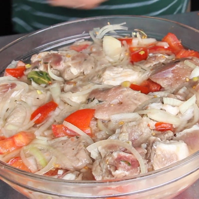 Bước 3 Nướng thịt xiên kiểu Nga Thịt nướng kiểu Nga