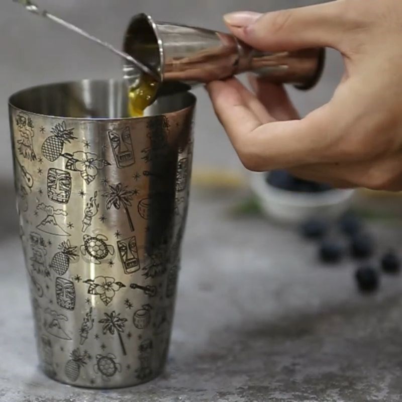 Bước 3 Pha trà chanh việt quất Trà chanh việt quất