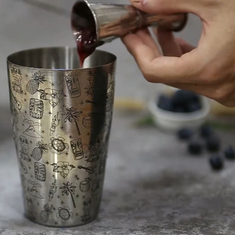 Bước 3 Pha trà chanh việt quất Trà chanh việt quất