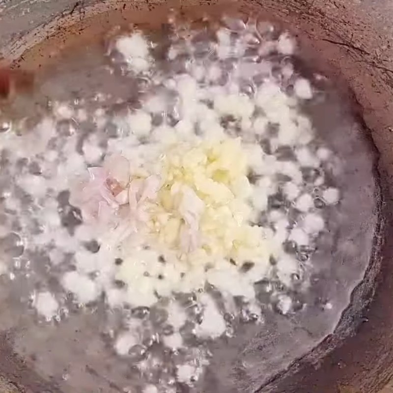 Bước 4 Rim mực cơm chiên nước mắm Mực cơm chiên mắm