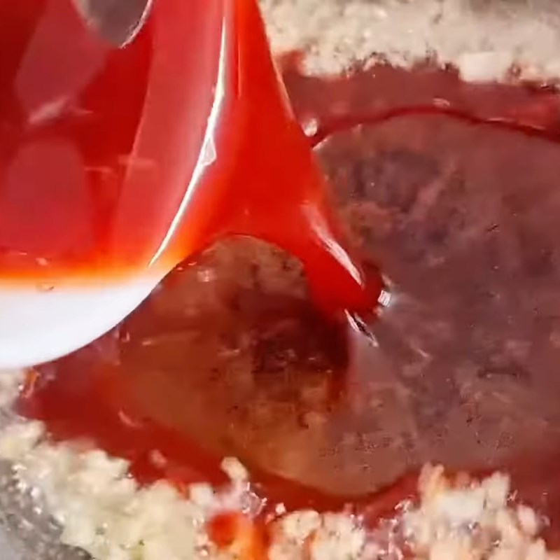 Bước 4 Rim mực cơm chiên nước mắm Mực cơm chiên mắm