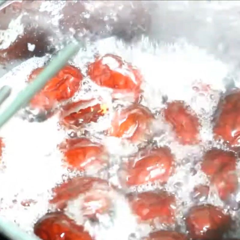 Bước 2 Sên mứt táo tàu Mứt táo đỏ