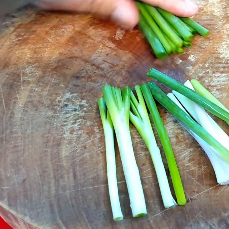 Bước 2 Sơ chế các nguyên liệu khác Cá cam hấp