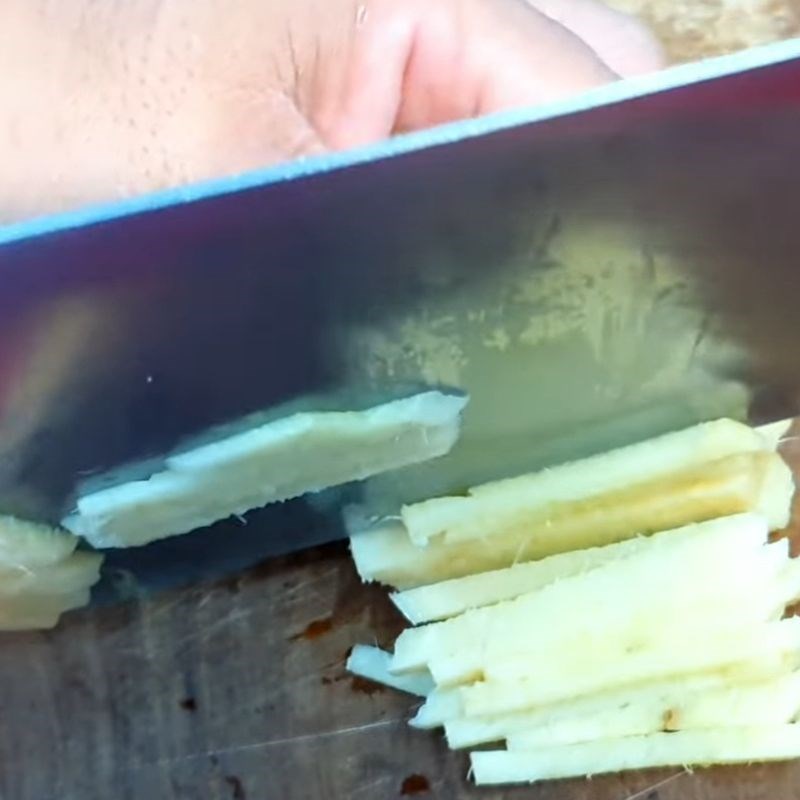 Bước 2 Sơ chế các nguyên liệu khác Cá cam hấp