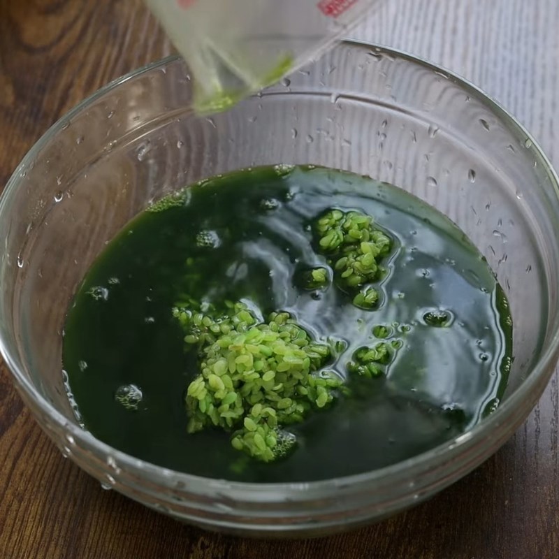 Bước 2 Sơ chế cốm Bánh xu xê cốm