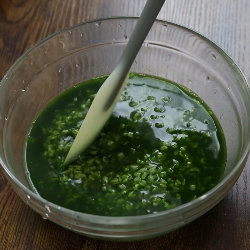 Bước 2 Sơ chế cốm Bánh xu xê cốm