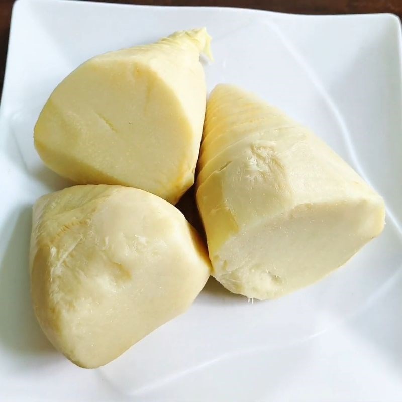 Bước 2 Sơ chế măng tươi Vịt nấu măng miền bắc