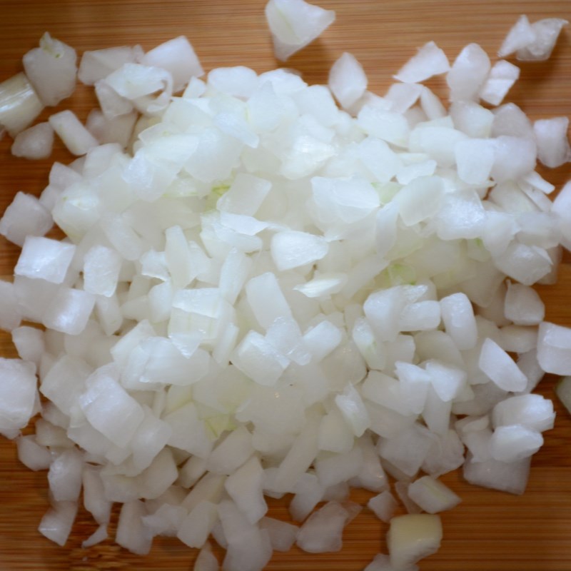 Bước 1 Sơ chế nguyên liệu Cơm chiên Thái Lan