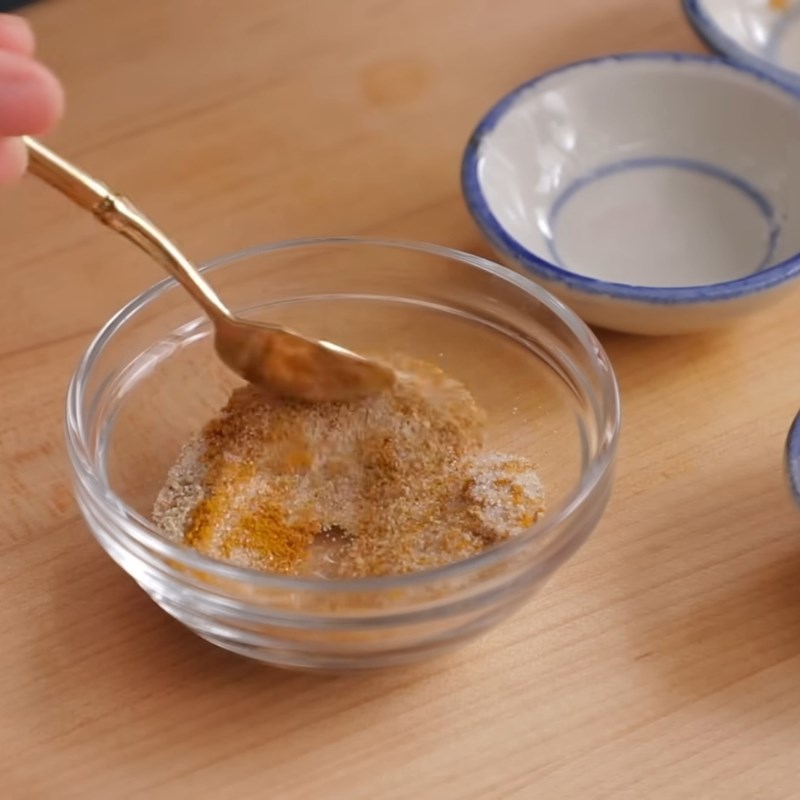 Bước 1 Sơ chế nguyên liệu Cơm chiên Thái Lan