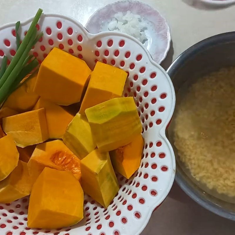 Bước 1 Sơ chế nguyên liệu Canh đậu xanh