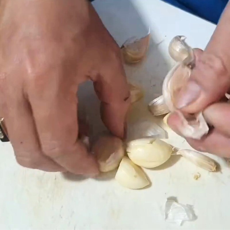 Bước 1 Sơ chế nguyên liệu Dê cháy tỏi