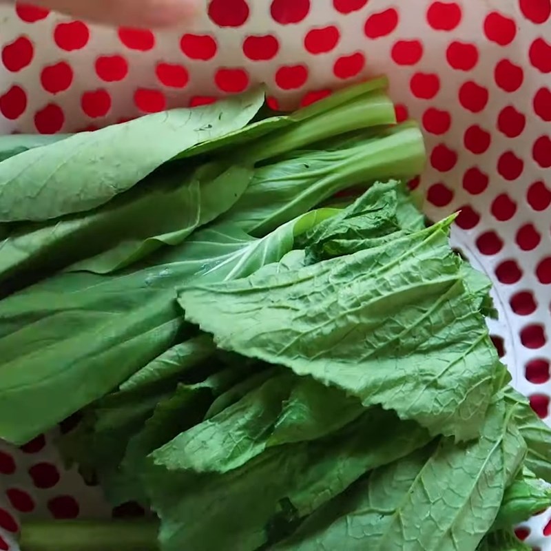 Bước 1 Sơ chế rau củ Rau luộc chấm chao