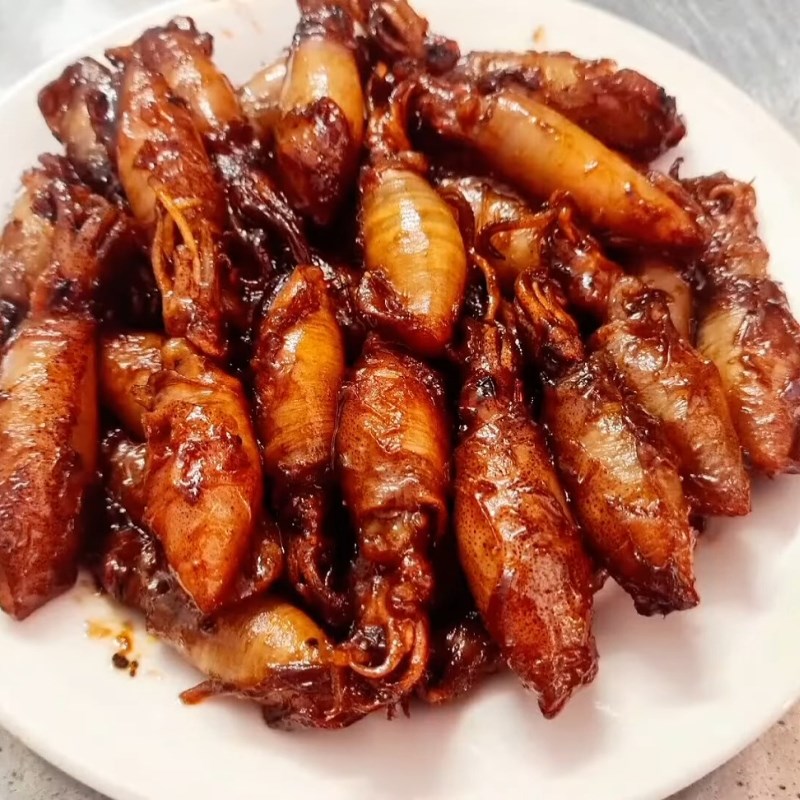 Bước 5 Thành phẩm Mực cơm chiên mắm