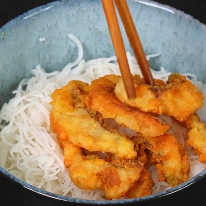 Bước 6 Thành phẩm Bún cá dọc mùng