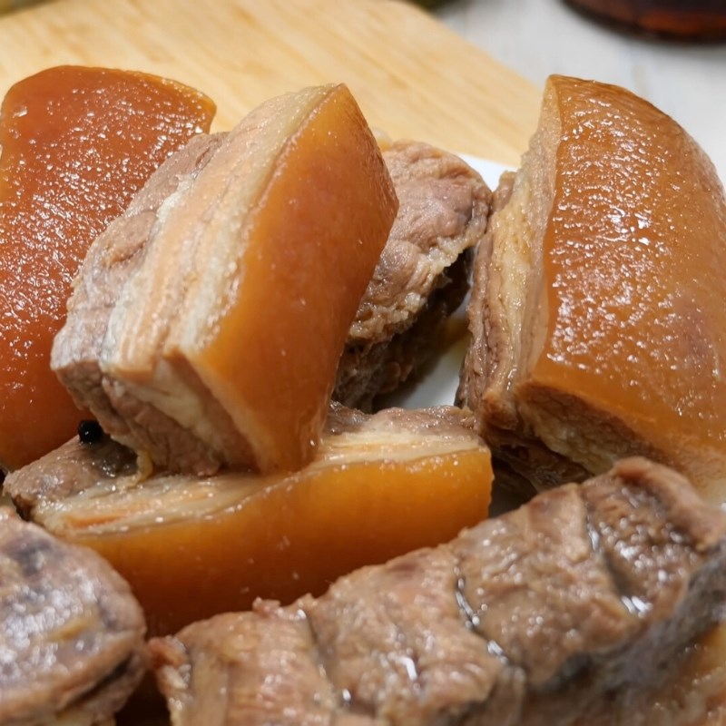 Bước 7 Thành phẩm Thịt ngâm mắm miền Trung