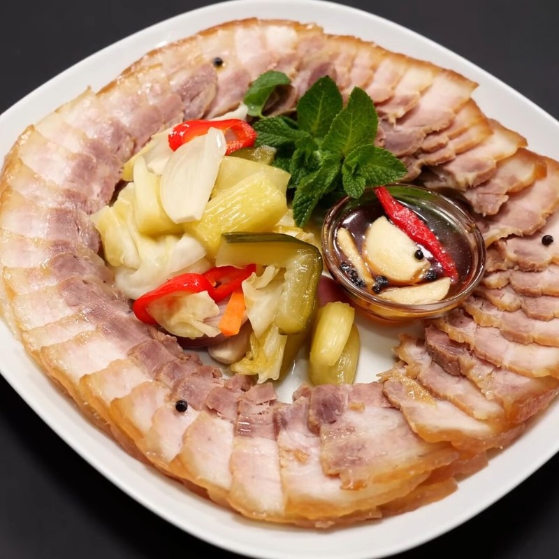 Bước 7 Thành phẩm Thịt ngâm mắm miền Trung