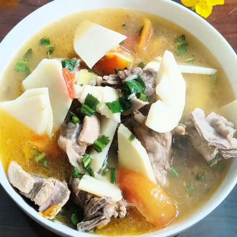 Bước 6 Thành phẩm Vịt nấu măng miền bắc