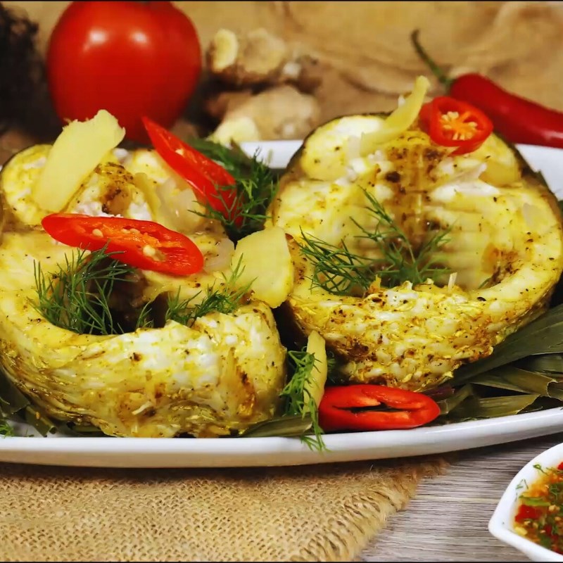 Bước 5 Thành phẩm Cá trắm hấp sả gừng
