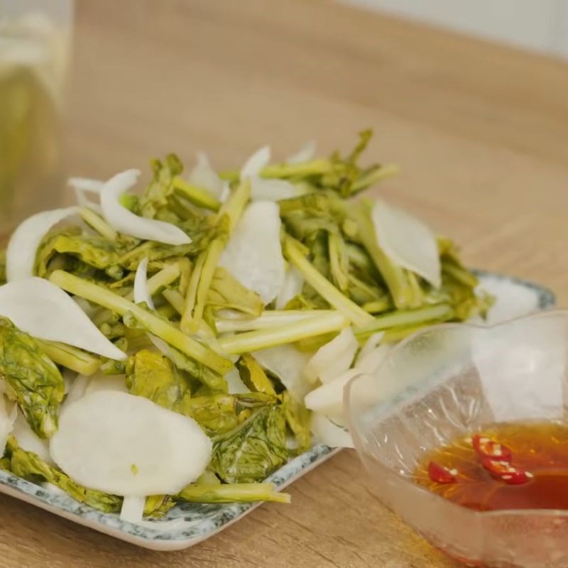 Bước 4 Thành phẩm Muối dưa củ cải