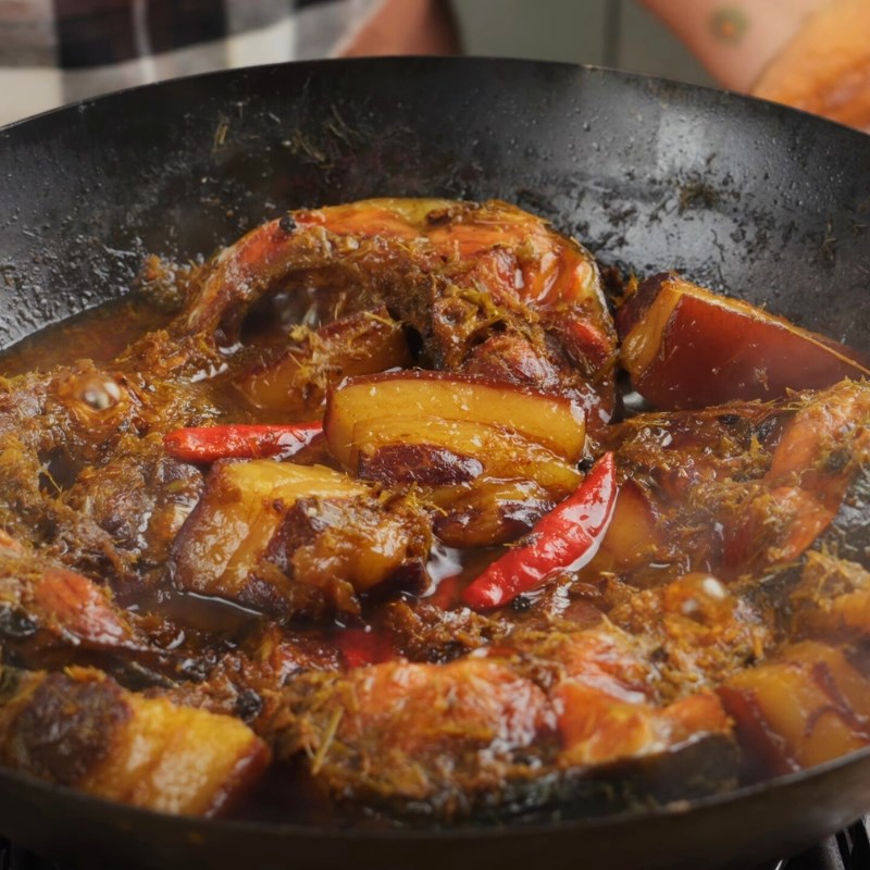 Bước 4 Thành phẩm Cá trắm kho riềng miền Bắc