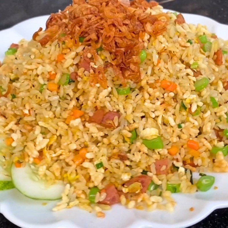 Bước 4 Thành phẩm Cơm rang giòn