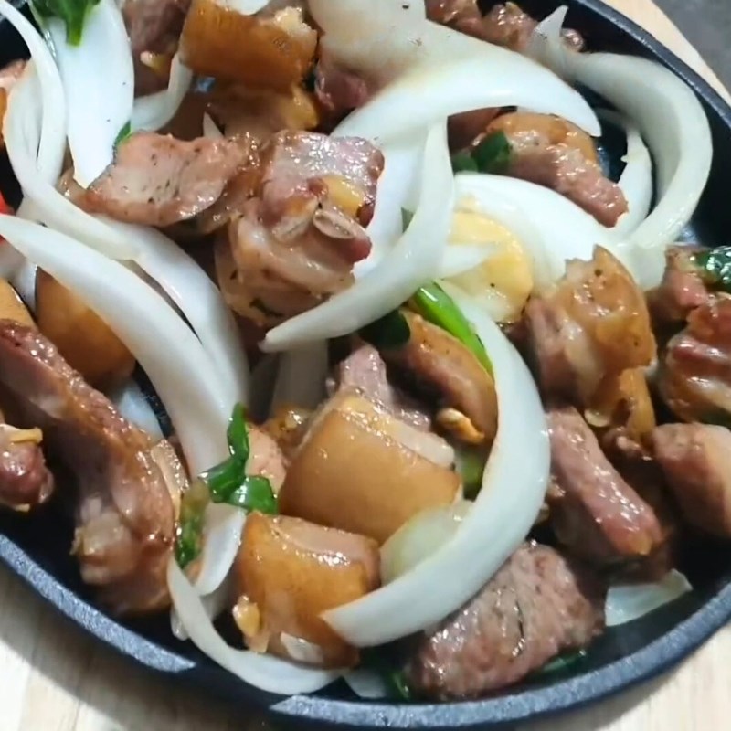 Bước 3 Thành phẩm Dê cháy tỏi