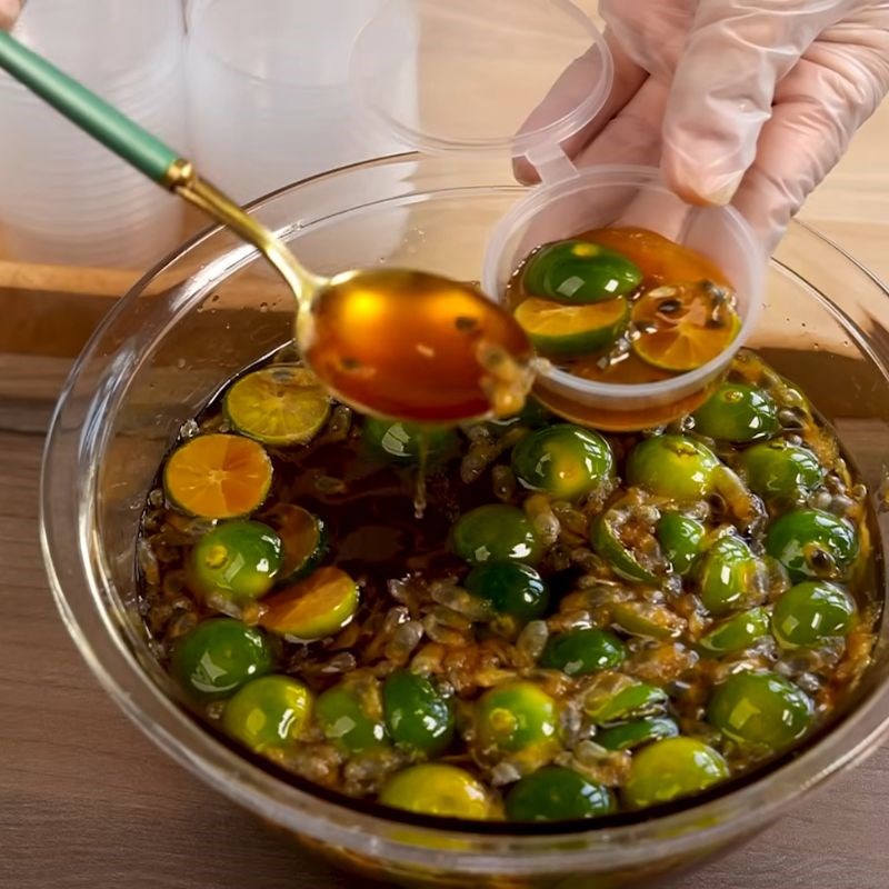 Bước 5 Thành phẩm Trà chanh kim quất