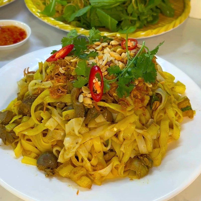 Bước 8 Thành phẩm Mì quảng trộn