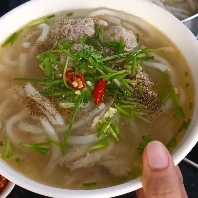Bước 6 Thành phẩm Bánh canh cá bã trầu