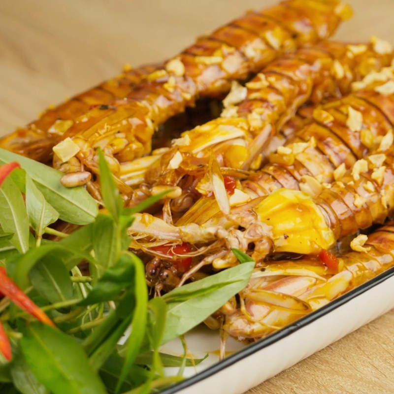 Bước 4 Thành phẩm Tôm tít rang me