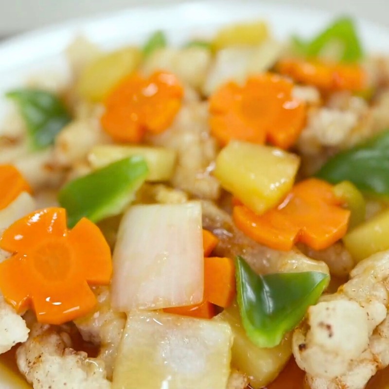 Bước 6 Thành phẩm Thịt heo chiên giòn sốt chua ngọt Hàn Quốc