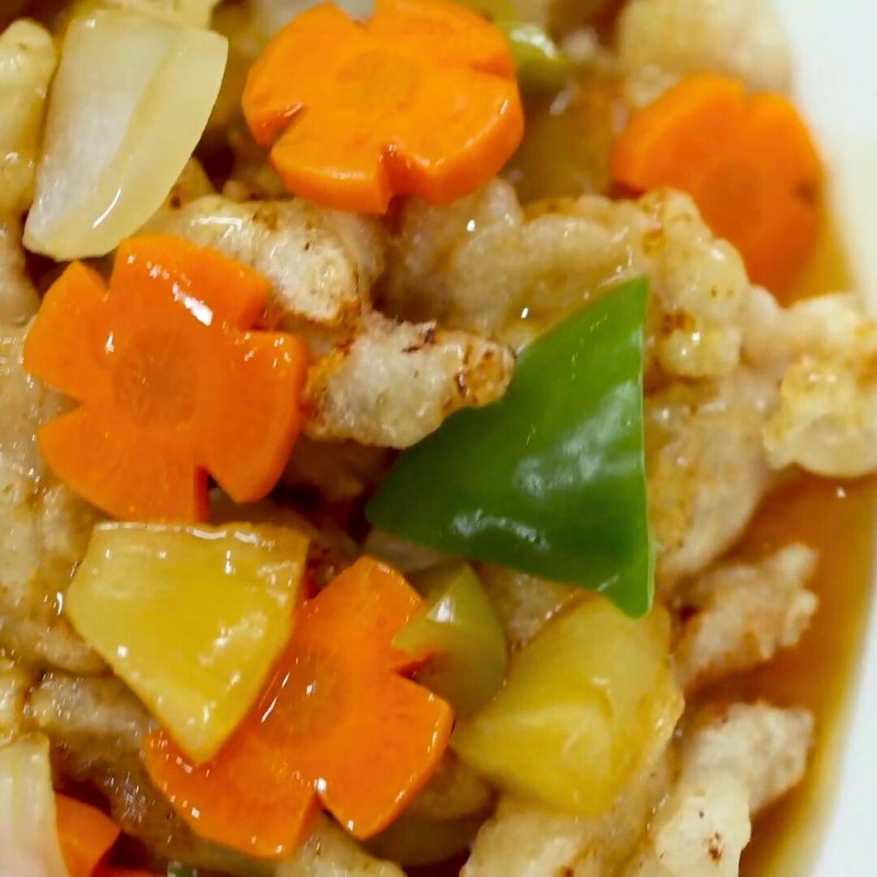 Bước 6 Thành phẩm Thịt heo chiên giòn sốt chua ngọt Hàn Quốc