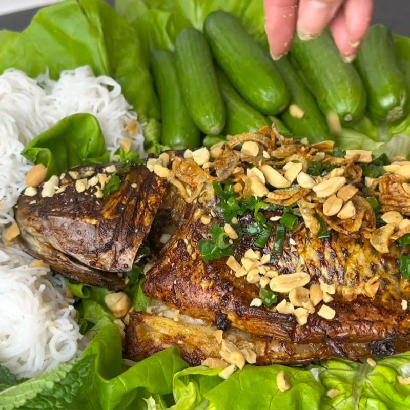 Bước 6 Thành phẩm Cá rô phi nướng nồi chiên không dầu