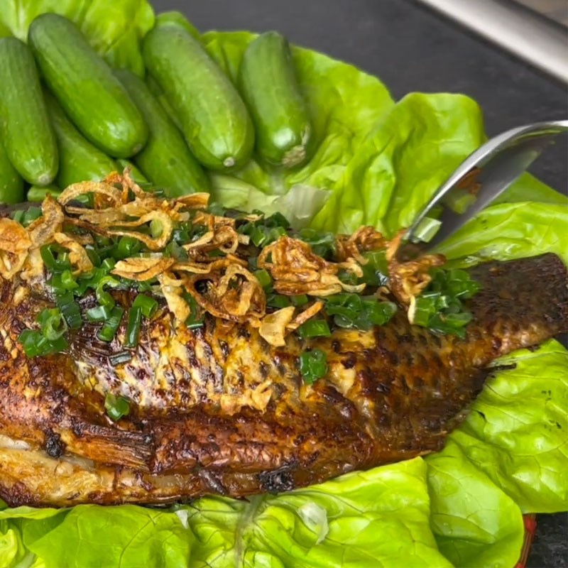 Bước 6 Thành phẩm Cá rô phi nướng nồi chiên không dầu