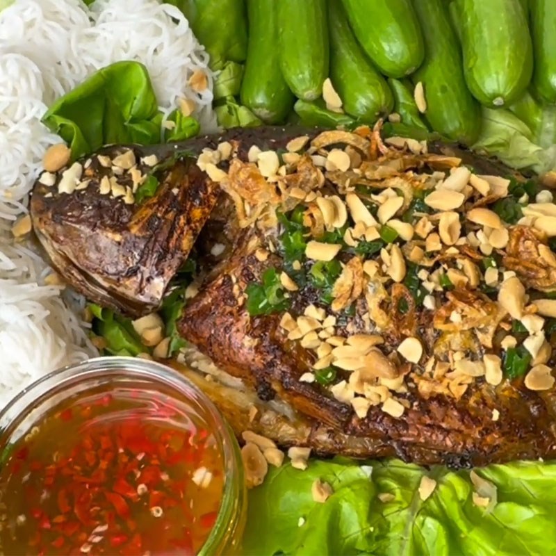 Bước 6 Thành phẩm Cá rô phi nướng nồi chiên không dầu