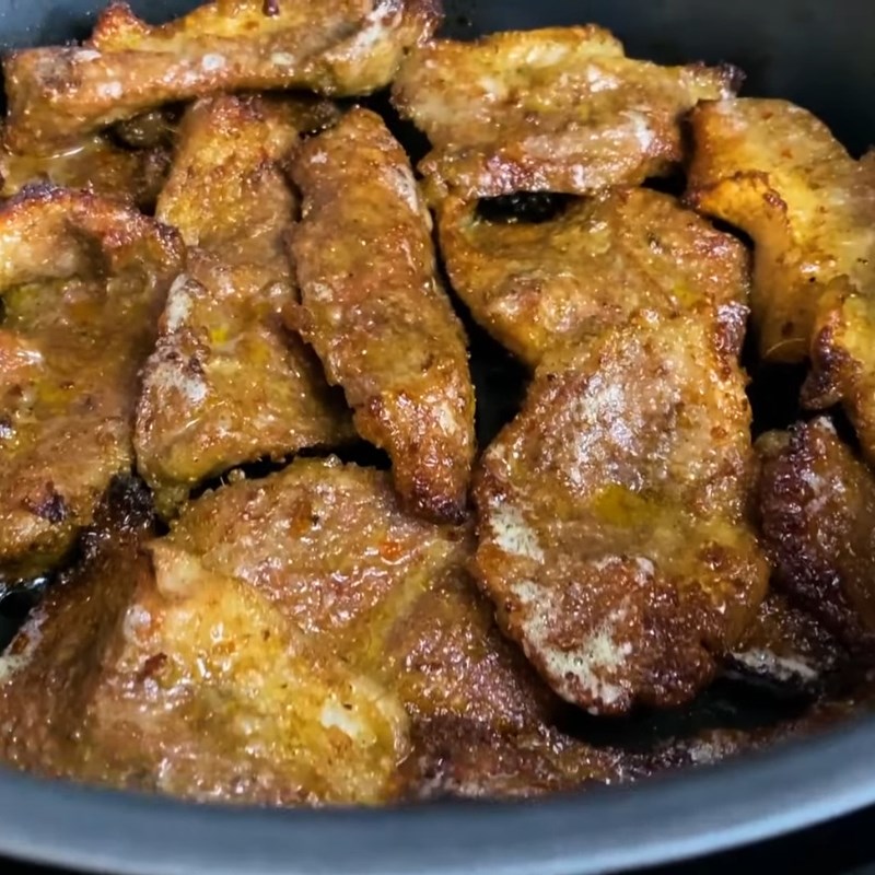 Bước 4 Thành phẩm Nầm lợn nướng ngũ vị bằng nồi chiên không dầu