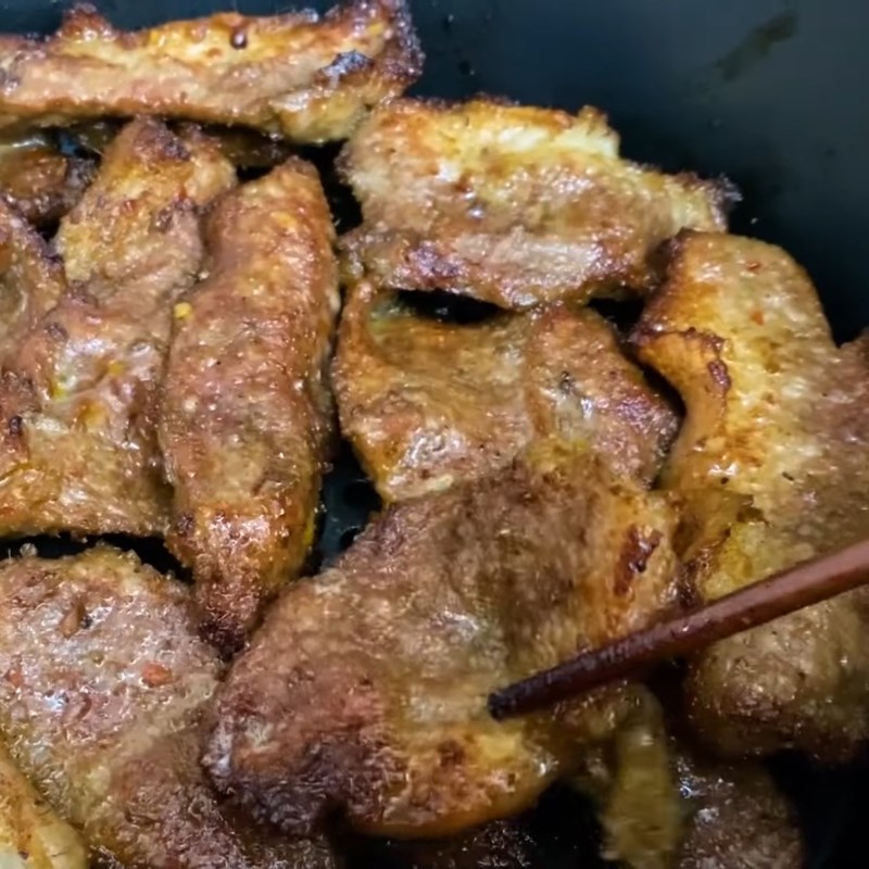 Bước 4 Thành phẩm Nầm lợn nướng ngũ vị bằng nồi chiên không dầu