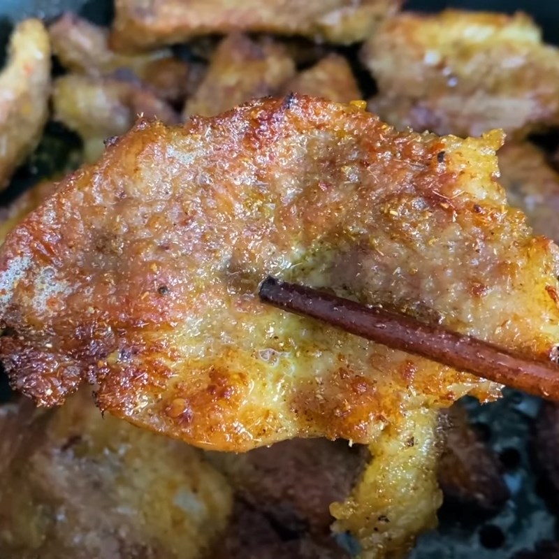 Bước 4 Thành phẩm Nầm lợn nướng ngũ vị bằng nồi chiên không dầu