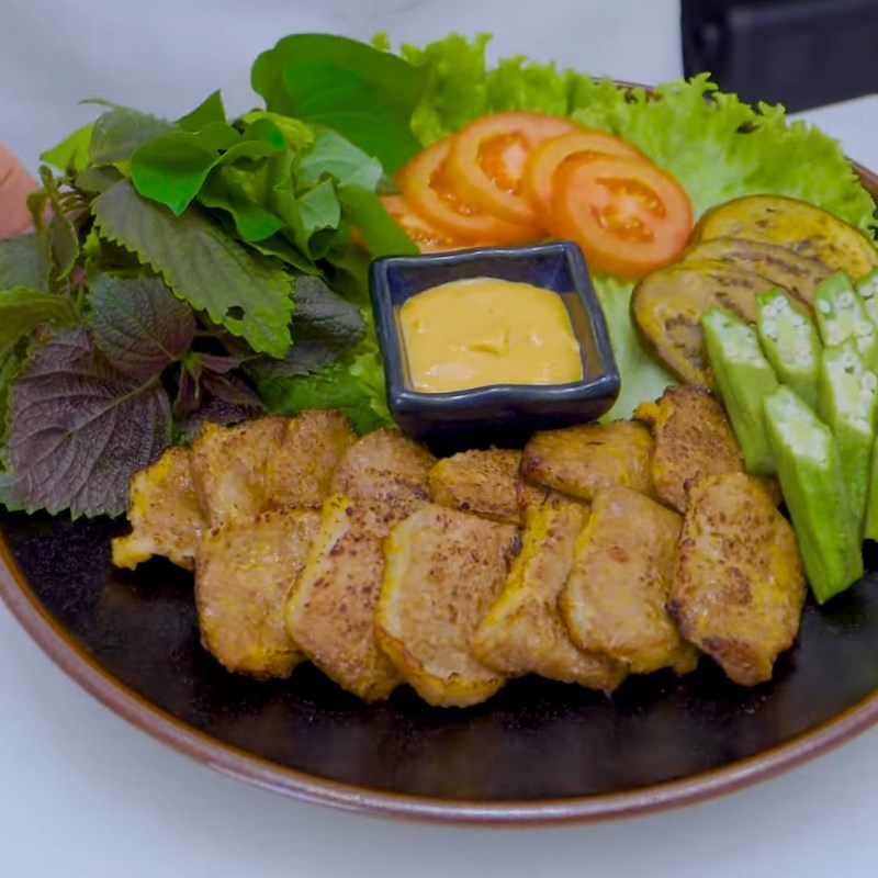 Bước 5 Thành phẩm Nầm lợn nướng chao bằng nồi chiên không dầu