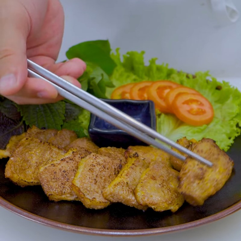 Bước 5 Thành phẩm Nầm lợn nướng chao bằng nồi chiên không dầu