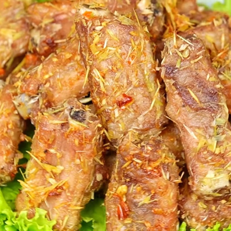 Bước 5 Thành phẩm Sườn muối sả chiên