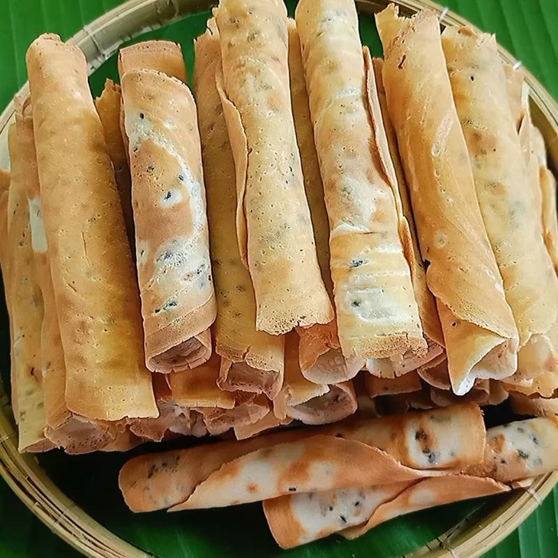 Bước 6 Thành phẩm Bánh kẹp cuốn