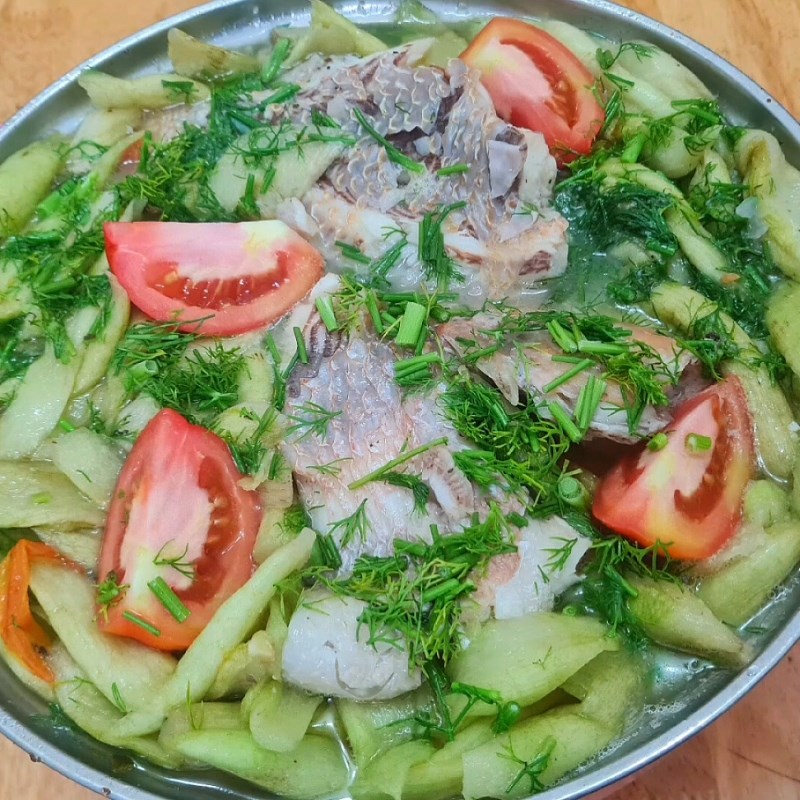 Bước 5 Thành phẩm Cá nấu dọc mùng miền Bắc