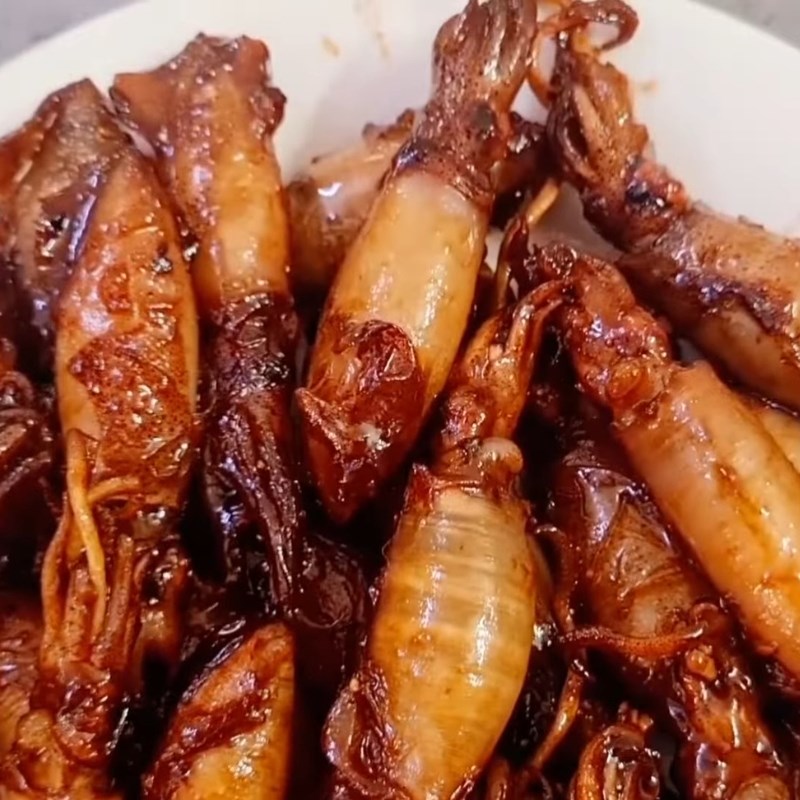 Bước 5 Thành phẩm Mực cơm chiên mắm