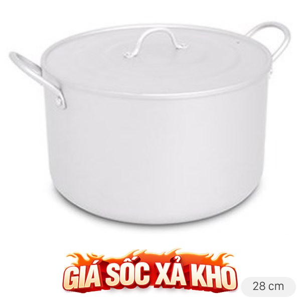 Nồi nhôm oxy hoá mềm nắp nhôm 28 cm Supor HT08008-8