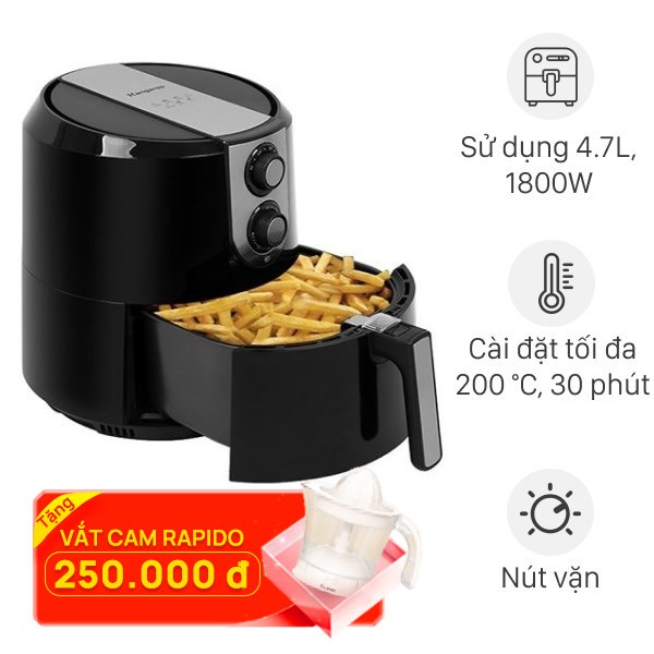 Nồi chiên không dầu Kangaroo KG55AF1 5.2 lít